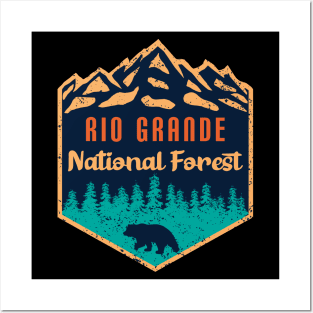 Rio grande national forest Posters and Art